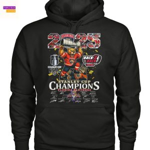 2025 Back 2 Back Stanley Cup Champions Florida Panthers Signature Unisex T-Shirt
