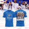 2025 Conference Champions 2025 Oklahoma City Thunder 3D T-Shirt