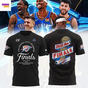 2025 Finals NBA Oklahoma City Thunder 3D T-Shirt