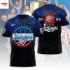 2025 NBA Champions Oklahoma City Thunder 3D T-Shirt