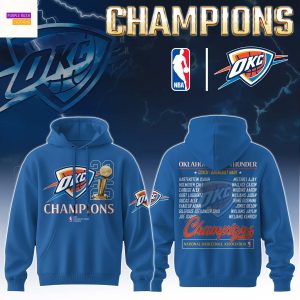 2025 Oklahoma City Thunder National Basketball Association Finals Hoodie