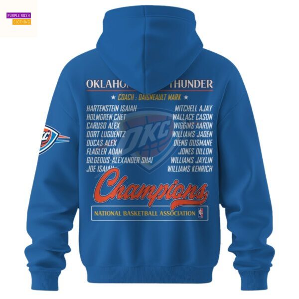 2025 Oklahoma City Thunder National Basketball Association Finals Hoodie