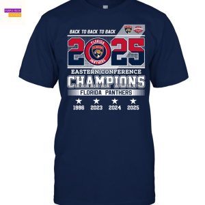 Back 2 Back 2 Back 2025 Eastern Conference Florida Panthers Champions Unisex T-Shirt