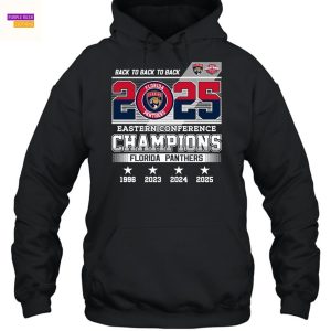 Back 2 Back 2 Back 2025 Eastern Conference Florida Panthers Champions Unisex T-Shirt