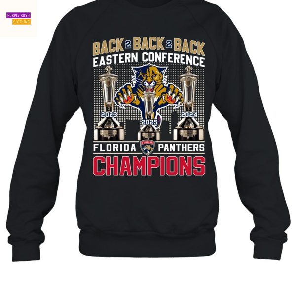 Back 2 Back 2 Back Eastern Conference Florida Panthers Champions Unisex T-Shirt
