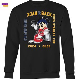 Back 2 Back Stanley Cup Florida Panthers Champions 2024-2025 Mickey Unisex T-Shirt