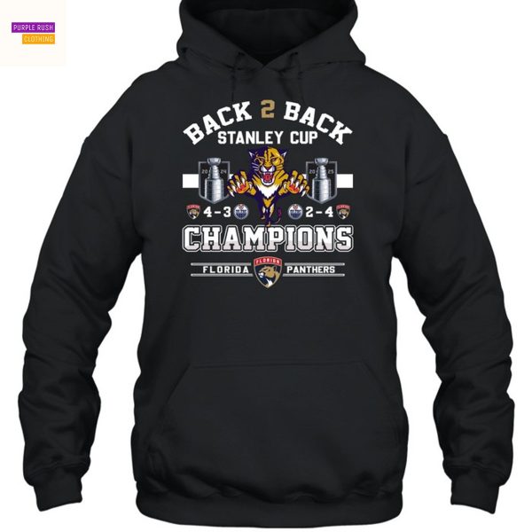 Back 2 Back Stanley Cup Florida Panthers Champions 2024-2025 Unisex T-Shirt