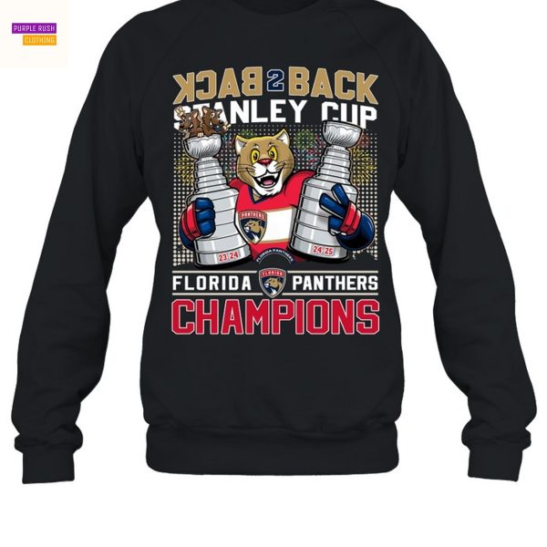 Back 2 Back Stanley Cup Florida Panthers Champions 2025 Unisex T-Shirt