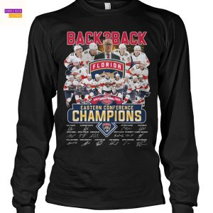 Back To Back Florida Panthers Eastern Coference Champions Signature Unisex T-Shirt