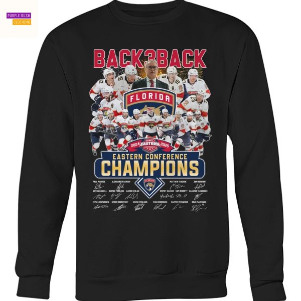 Back To Back Florida Panthers Eastern Coference Champions Signature Unisex T-Shirt