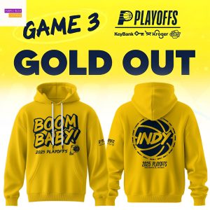 Indiana Pacers Boom Baby 2025 Playoffs Postseason Hoodie