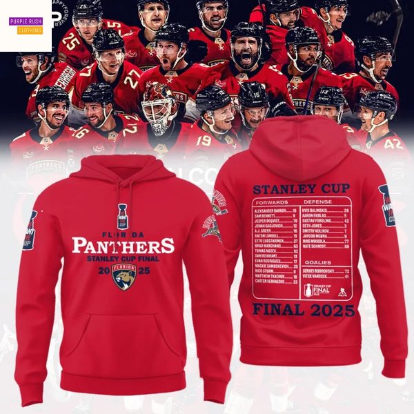 Florida Panthers 2025 Eastern Conference Champions Stanley Cup Final Hoodie