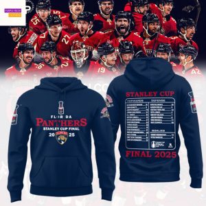Florida Panthers 2025 Eastern Conference Champions Stanley Cup Final Hoodie – Blue
