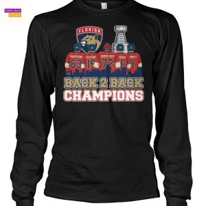 Florida Panthers Back 2 Back Champions Unisex T-Shirt
