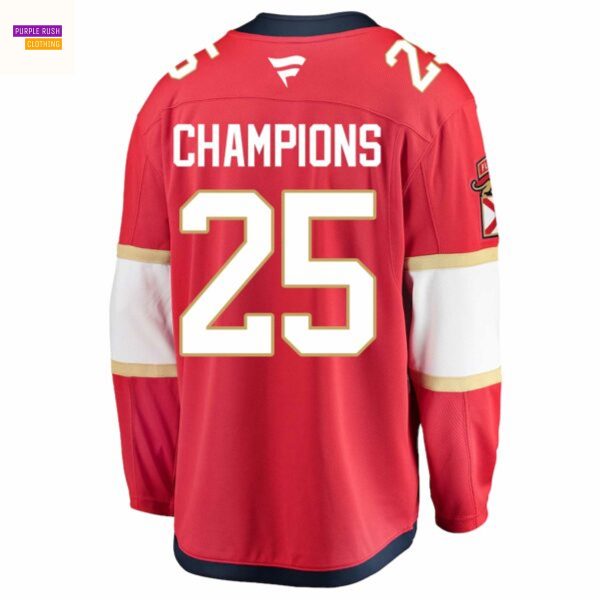 Florida Panthers Champion NHL Stanley Cup 2025 Hockey Jersey