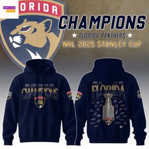 Florida Panthers Champion Signature Stanley Cup Final 2025 Hoodie