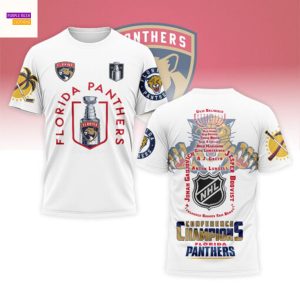 Florida Panthers Conference Champions 2025 3D T-Shirt