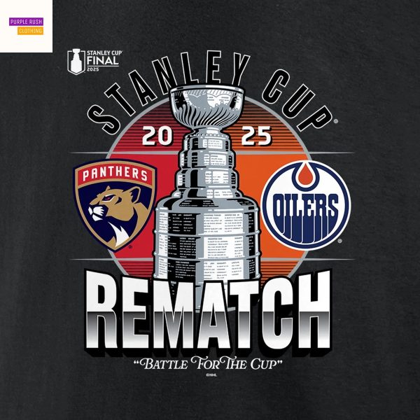 Florida Panthers Vs Edmonton Oilers 2025 Stanley Cup Final Unisex T-Shirt