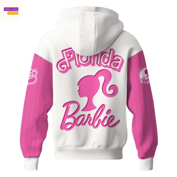 Florida Panthers x Barbie Pink Hoodie