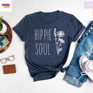 Hippie Soul Shirt , Novelty Shirt , Hippie Shirt , Boho Shirt , Hippie Graphic Tee, Hippie Gift Shirt, Hippie Lover, Gift for Her