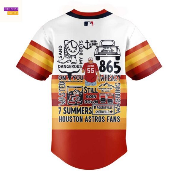 Houston Astros x Morgan Wallen Im The Problem Tour 7 2025 Baseball Jersey
