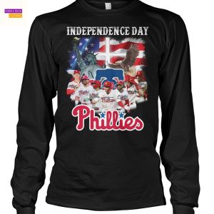 Independence Day Philadelphia Phillies Signature Unisex T-Shirt