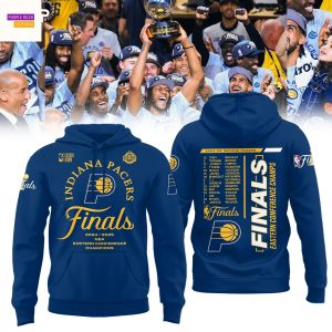 Indiana Pacers Fanatics 2025 Eastern Conference Champions Hoodie – Blue