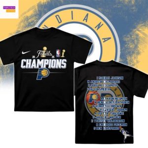 Indiana Pacers NBA Finals 2025 Champions 3D T-Shirt