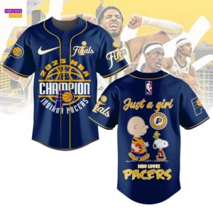 Indiana Pacers x Snoopy Finals 2025 Baseball Jersey