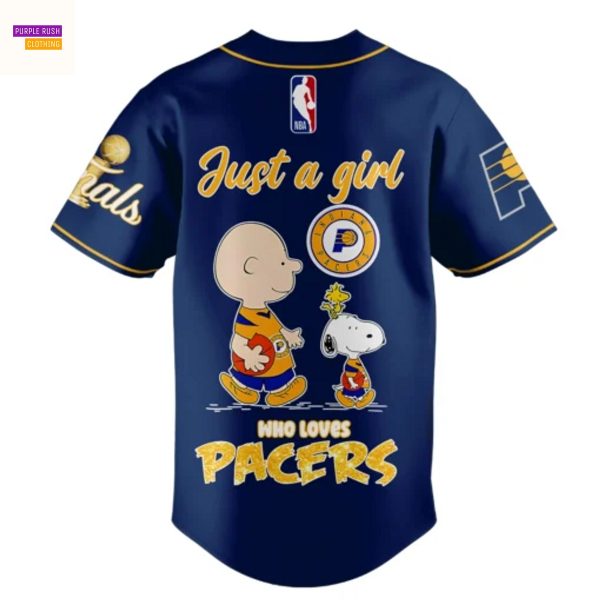 Indiana Pacers x Snoopy Finals 2025 Baseball Jersey