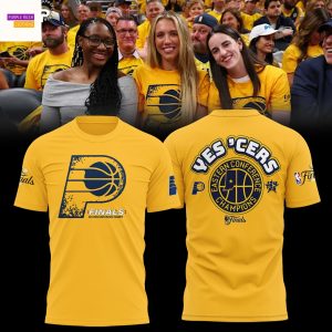 Indiana Pacers Yes Cers 2025 Eastern Conference Champions 3D T-Shirt