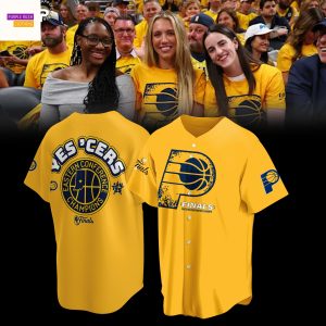 Indiana Pacers Yes Cers 2025 Eastern Conference Champions Baseball Jersey