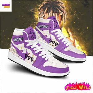 Juice WRLD 999 Purple Air Jordan 1 High Top