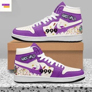 Juice WRLD 999 Purple Air Jordan 1 High Top