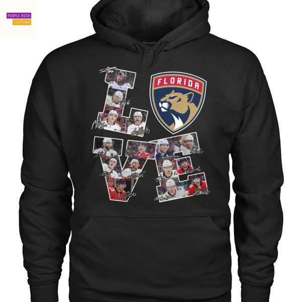 Love Florida Panthers Signature Unisex T-Shirt