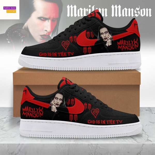Marilyn Manson God Is In The TV Air Force 1