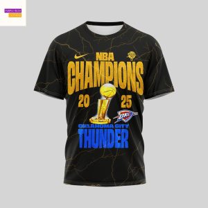Oklahoma City Thunder 2025 Champions Years In The Grind Now Its Time To Shine 3D T-Shirt