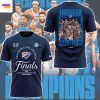 Oklahoma City Thunder 2X Champions Finals 2025 3D T-Shirt
