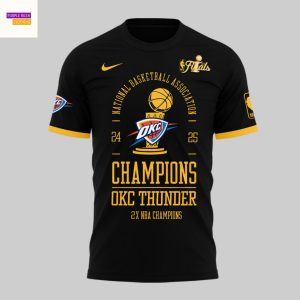 Oklahoma City Thunder 2X Champions Finals 3D T-Shirt