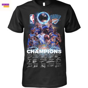 Oklahoma City Thunder Finals Champions 2025 Signature Unisex T-Shirt