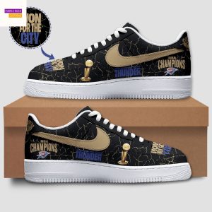 Oklahoma City Thunder Finals Champions 2025 Won  For The City Air Force 1 Sneaker