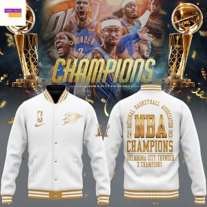 Oklahoma City Thunder National Basketball Association 2025 Baseball Jacket