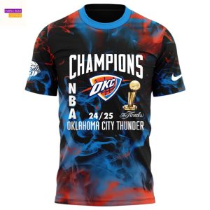 Oklahoma City Thunder National Basketball Association 2025 Signature 3D T-Shirt