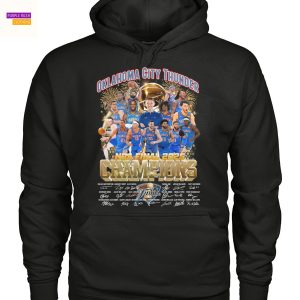 Oklahoma City Thunder NBA Finals 2025 Champions Signature Unisex T-Shirt