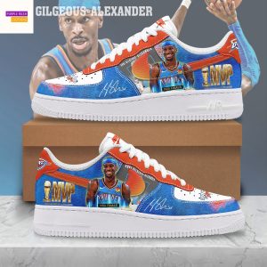 Oklahoma City Thunder Shai Gilgeous-Alexander MVP 2025 Signature Air Force 1 Sneaker