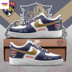 Personalized Florida Panthers Back To Back Stanley Cup 2025 Champions Air Force 1 Sneaker