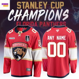 Personalized Florida Panthers Champion NHL Stanley Cup 2025 Back To Back Hockey Jersey