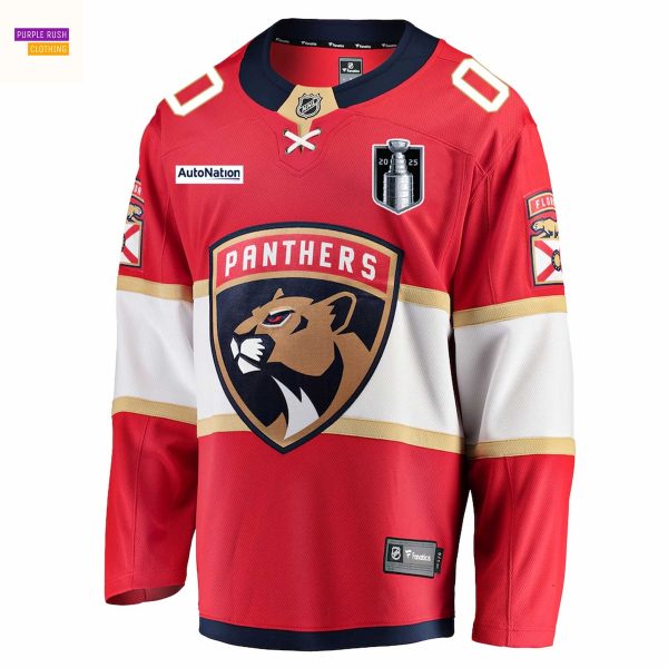 Personalized Florida Panthers Champion NHL Stanley Cup 2025 Back To Back Hockey Jersey