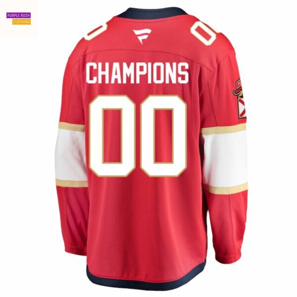Personalized Florida Panthers Champion NHL Stanley Cup 2025 Hockey Jersey