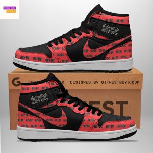 AC DC Rock Music Air Jordan 1 High Top
